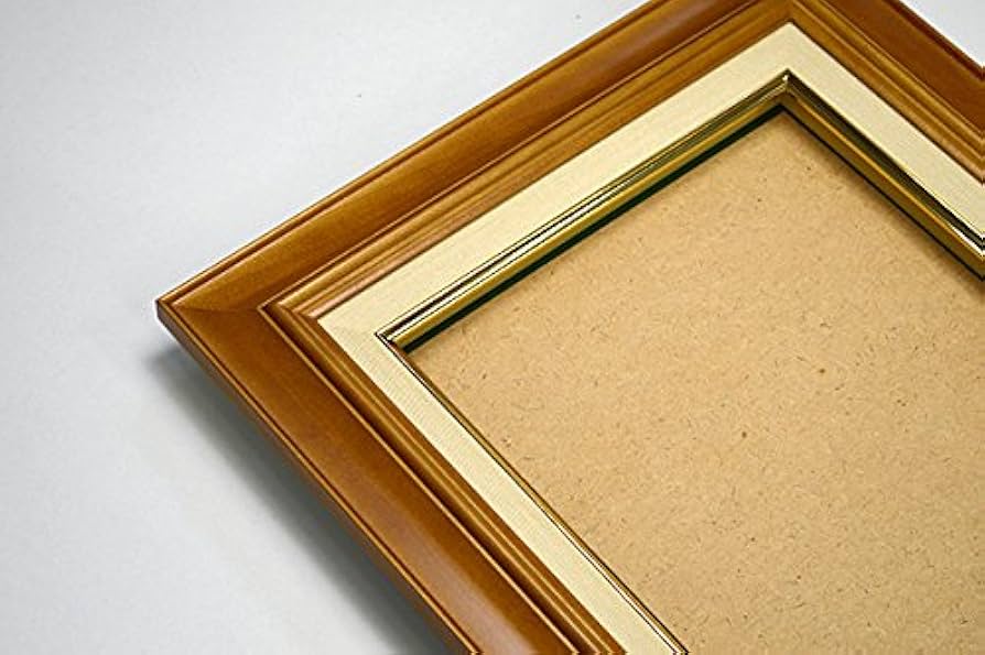 油彩画SMサイズ　額縁付4 Amazon.co.jp: 大額 油絵用額縁 7720/チーク SM（227×158mm） UV