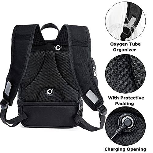 Image of BAGSFY Oxygen Concentrator Backpack for Inogen One G5, G3, Rove 6, Lightweight Machine Carrying Bag for Inogen One G5 Accessories and Battery.
