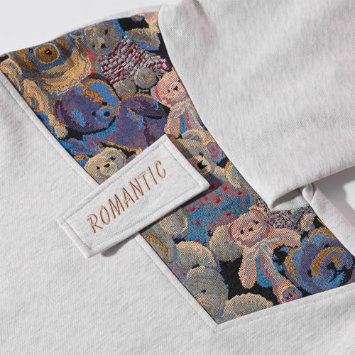 Mens Round Neck Embroidered Sweatshirt Casual Long Sleeve Pullover Sweatshirt2