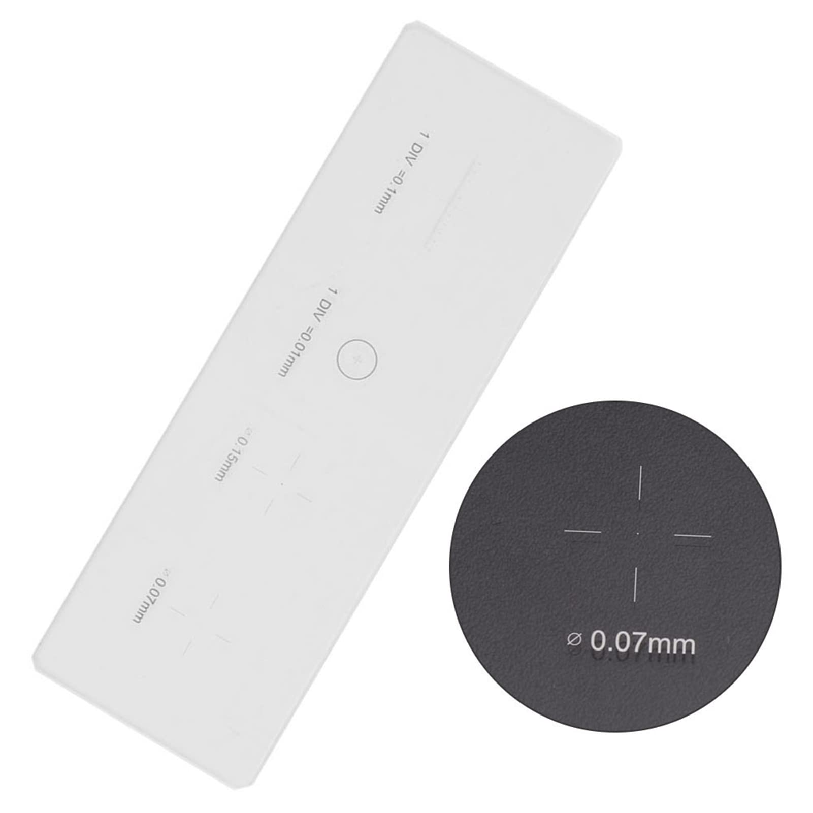 Generic MICROSCOPE SLIDES RETICLE CALIBRATION SLIDE RULER MICROMETER OBJECTIVE DIV 0.MM - HIGH MEASUREMENT TOOL, Genericek7zycf1ru