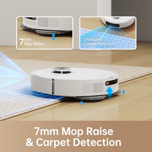 DREAME L10 Prime Robot Vacuum Cleaner with 7mm Mop Lift, Self-Cleaning Mop, LDS Navigation, 4000Pa Suction, 3D Mapping, WiFi/APP/Alexa - Image 5