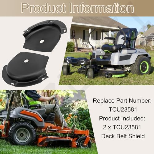 Protector de cinturón TCU23581 para cortacésped John Deere ZTrak 8