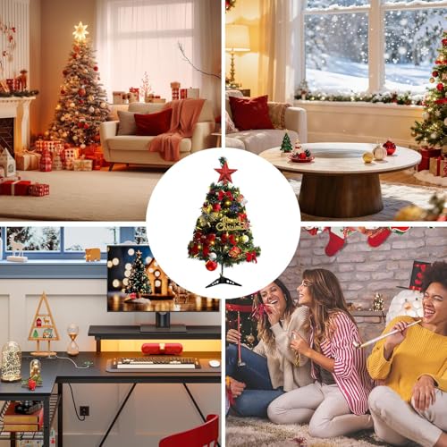 Árbol de Navidad artificial de fácil montaje para ahorrar espacio en casa 6