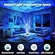 Fokky Sternenhimmel Projektor Kinder Erwachsene, Wasserwellen Galaxy Projector mit 6 Lichtfarben & Fernbedienung, Aurora Lampe, Nachtlicht, Party und Zimmer Deko, Perfekte Geschenkauswahl
