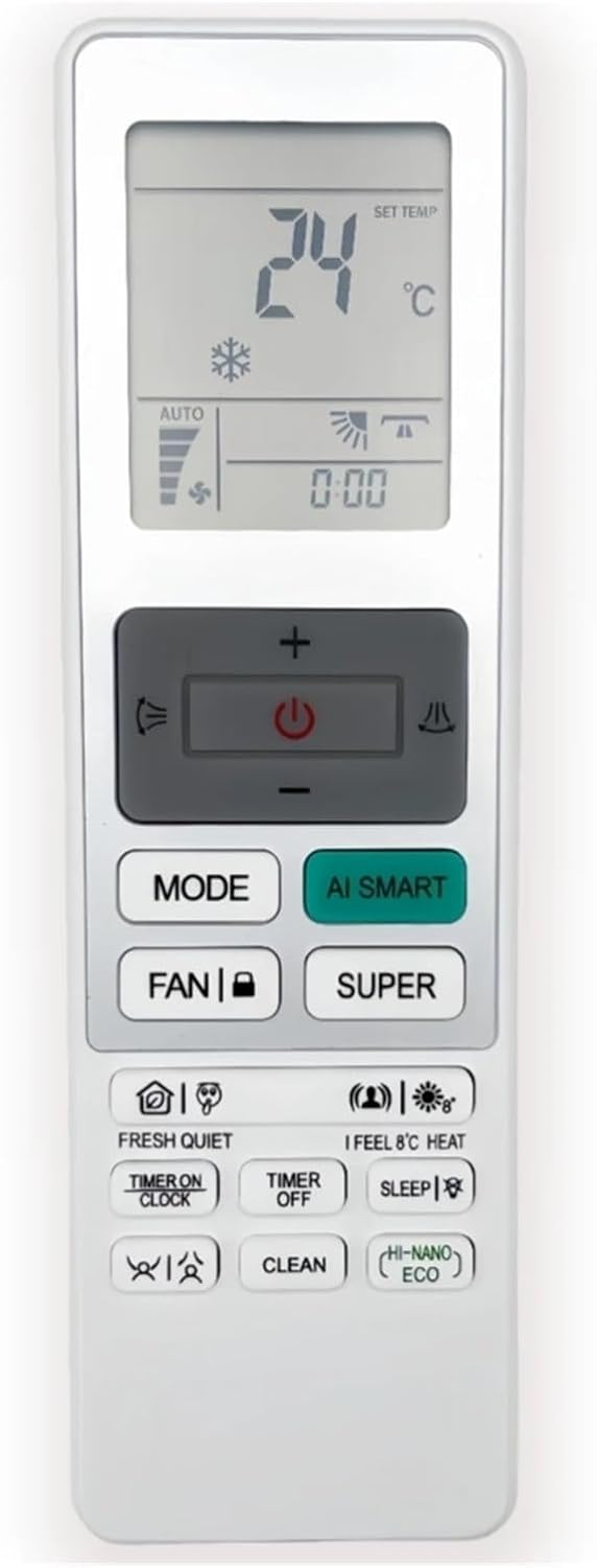 RTY04, RCH-RTY4-0(HSN) Air Conditioner Remote Control Compatible