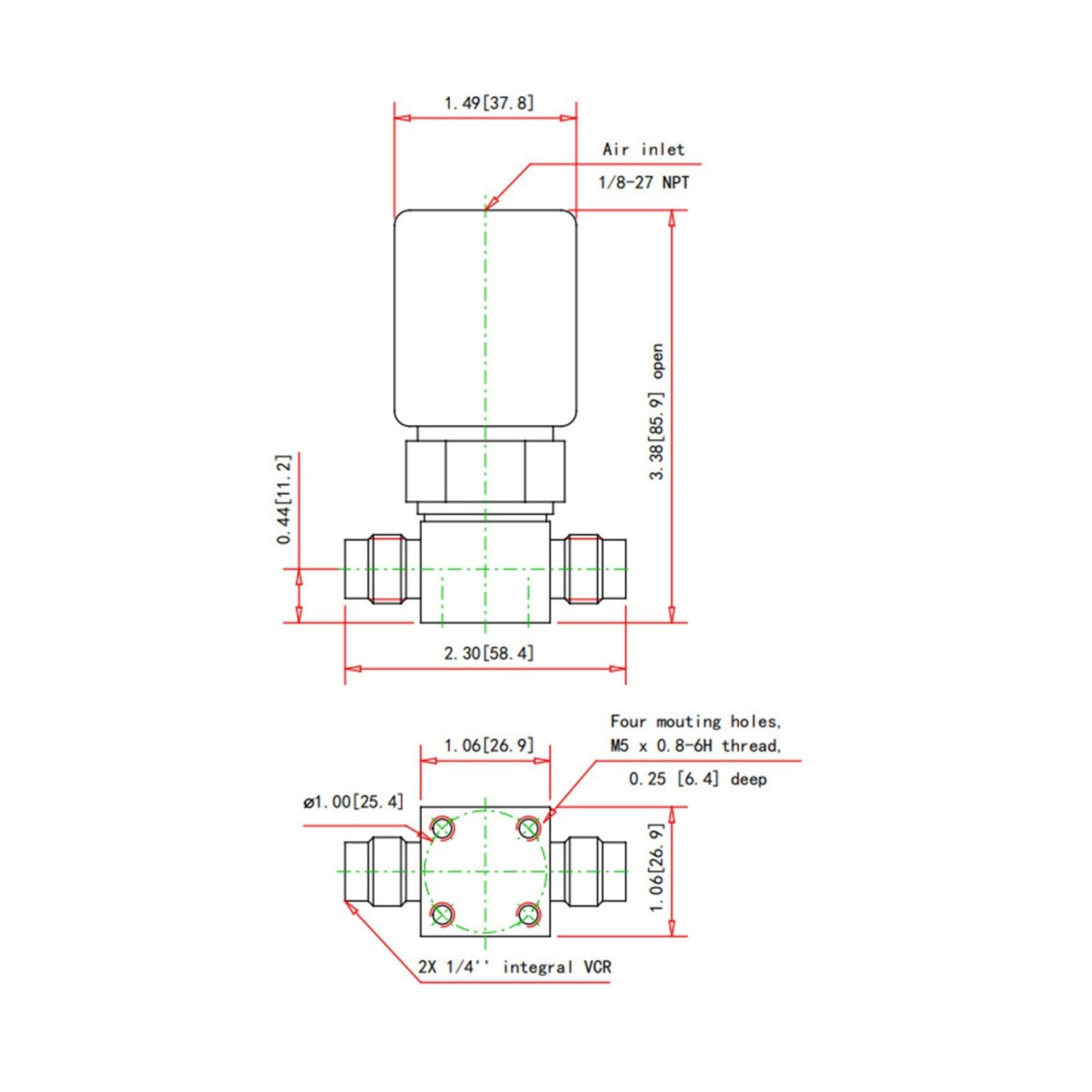 Diaphragm Sensing Regulator Valve, KPR1JPC415A20000-EAC