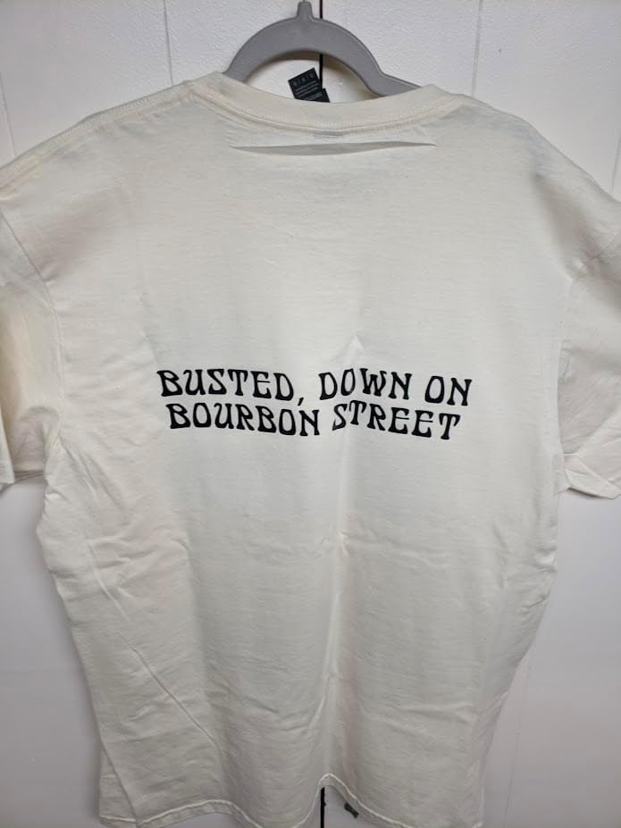 ZJ Designs Jerry Garcia Mugshot T-Shirt Grateful Busted on Bourbon Street - Image 6