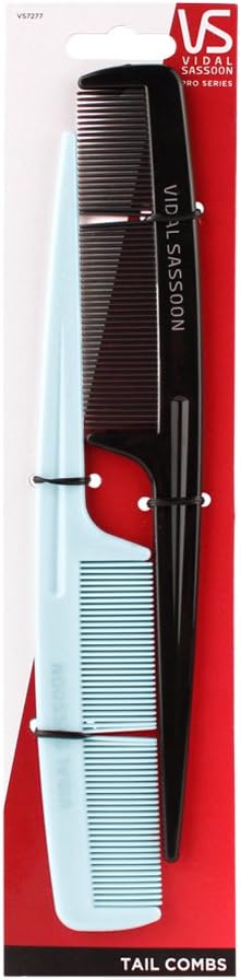 Vidal Sassoon Tail Combs, 2 Count