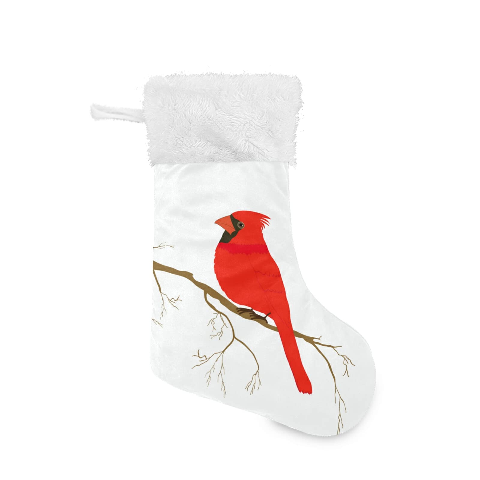 Amazon.com: susiyo Winter Red Bird Christmas Stocking, 2 Pcs 17.7