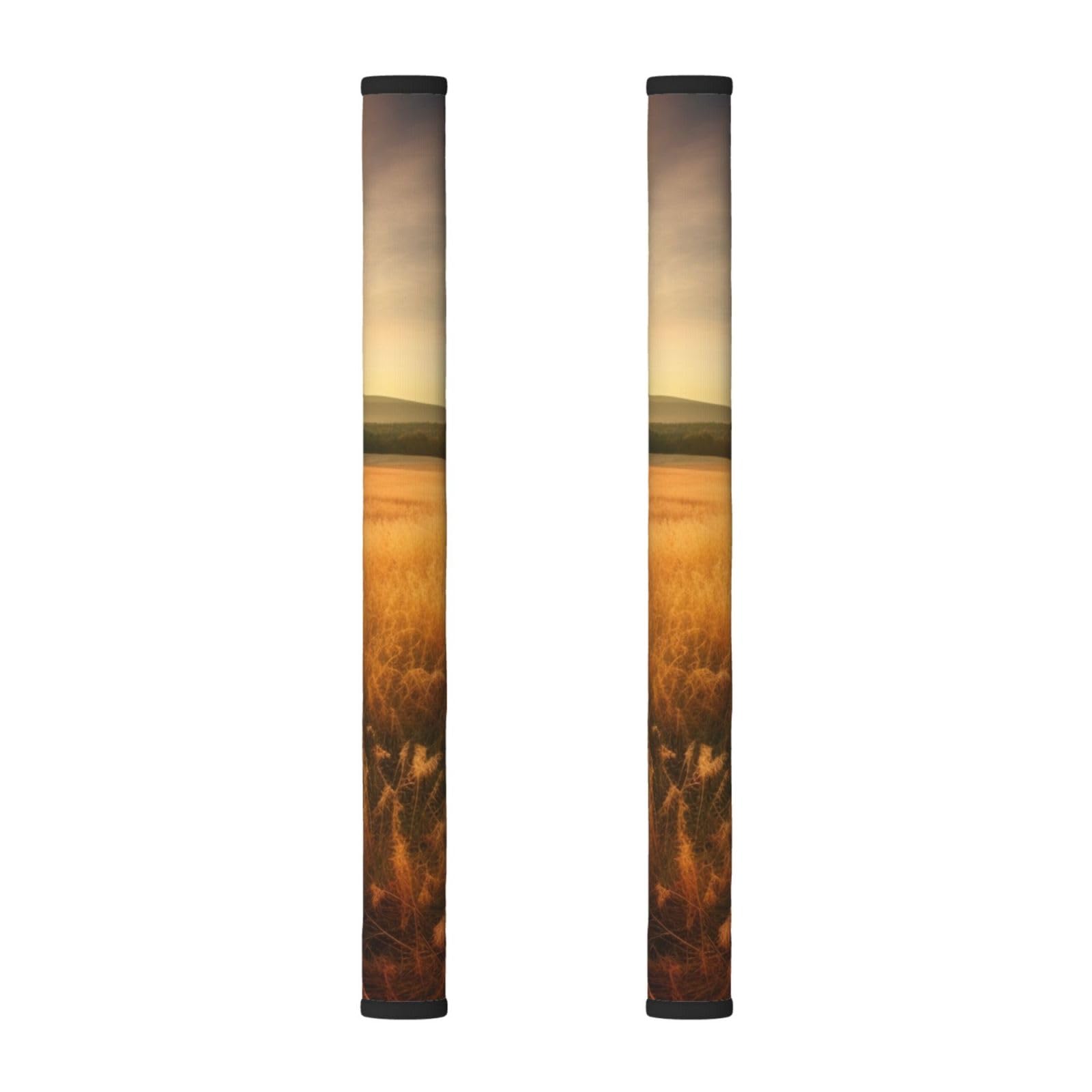 VGFJHNDF Refrigerator Door Handle Covers 2-Pack, Golden Grass Landscape Printed Protect and Decorate for Fridge Ovens Dishwashers