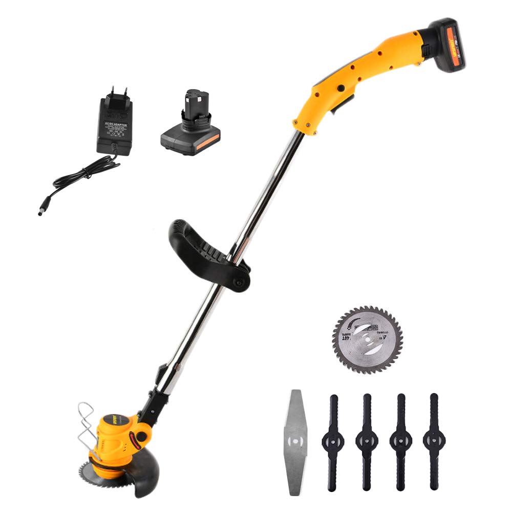 Tondeuse à gazon sans fil légère pour tondre le jardin sans mal de dos