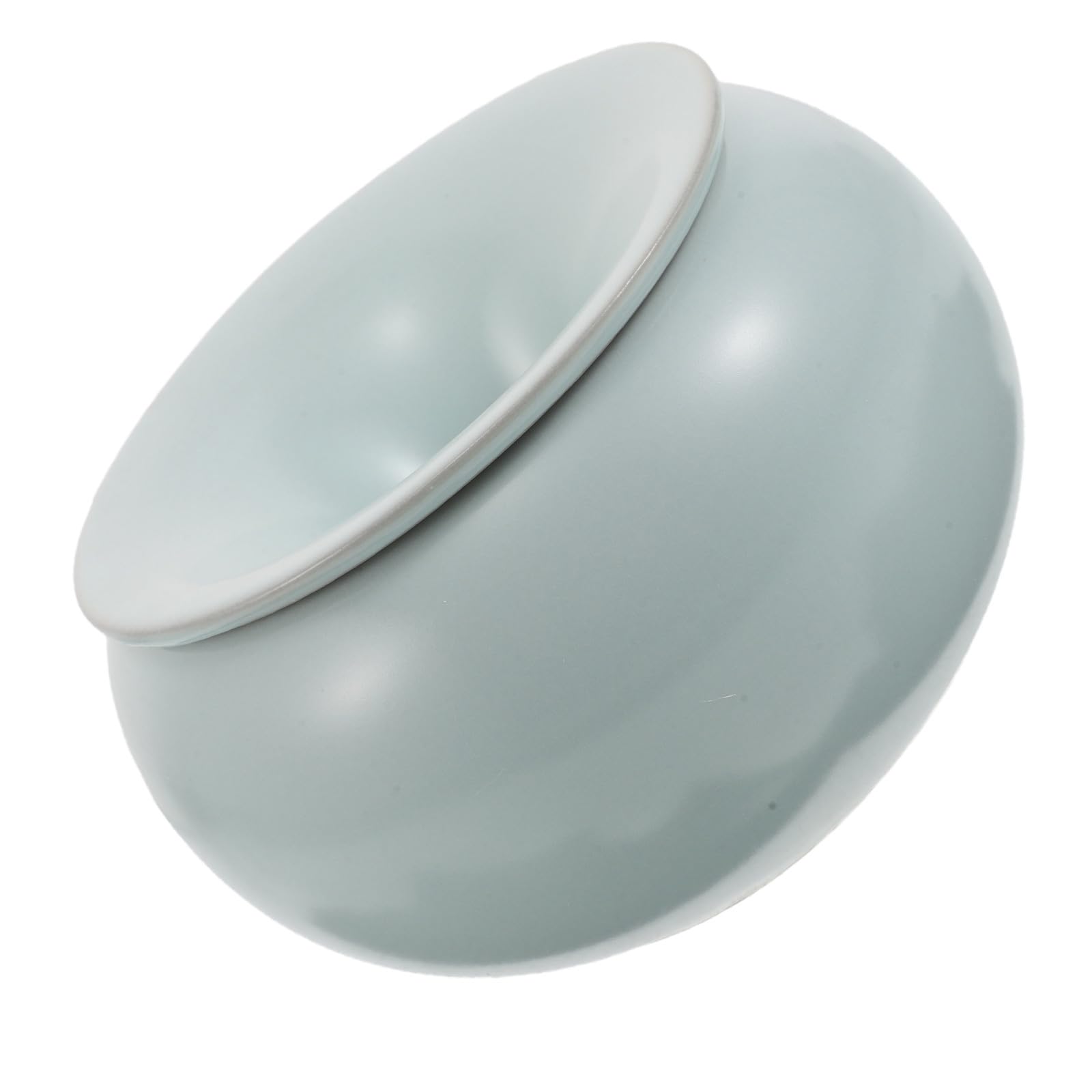 Cendrier de patio anti-vent en céramique bleue Homoyoyo pour extérieur et salon