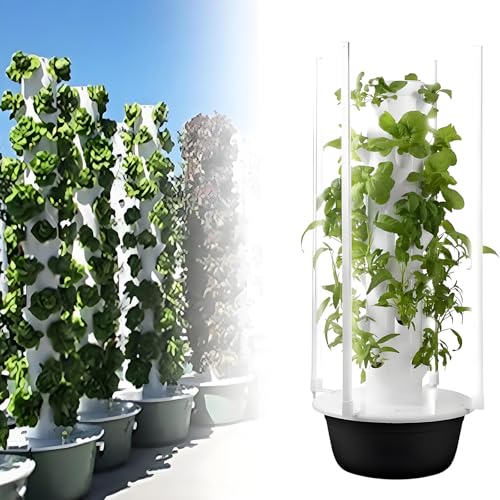Sistema de cultivo hidropónico de interior con luces LED, jardinera vertical para hierbas y hortalizas de hoja verde, kit de cultivo aeropónico con bomba y temporizador, equipo de jardinería domésti