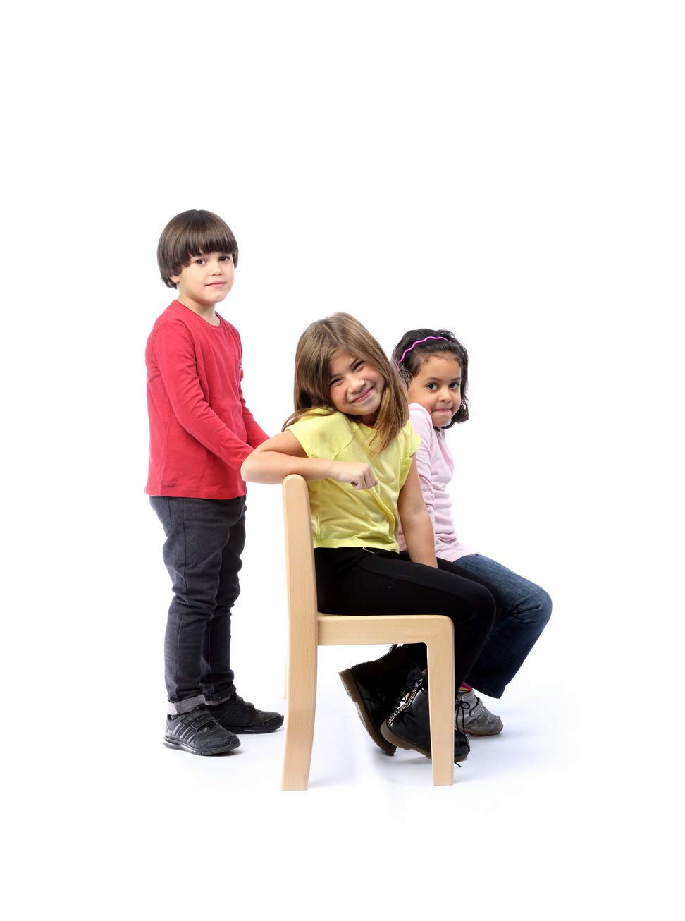 edu fun 43285 Lot de 2 chaises empilables en hêtre pour edu fun 43285 Lot de 2 chaises empilables en hêtre pour