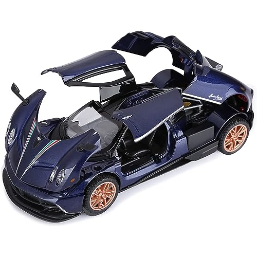 Image of DEUSON ECOM Die Cast Metal 124 Hayura Toy Car Metal Diecast Car Sound And Light Pullback Openable Door Toy Car For Kids Best Gifts Toys For Kids Pull Back Car Toys, Multicolor