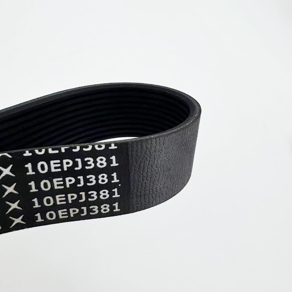 1pcs Rubber Treadmill Drive Belt 10EPJ381 10Ribs Multi Groove Belt Treadmill Fan Drive Motor Belt