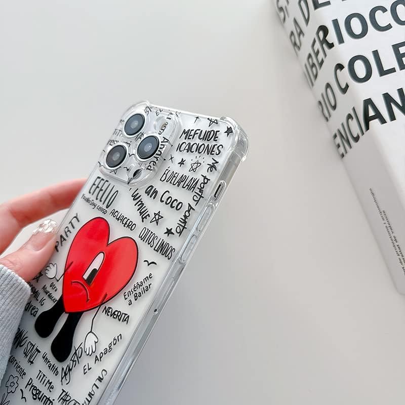 Miniatura 4 de Cool - Funda compatible con iPhone 12 Pro Max con un bonito llavero, funda de protección de moda callejera de conejo Bad Rabbit Street
