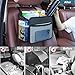 Uplien Car Back Seat Organizer and Storage Bag, Premium 1680D Oxford Cloth Collapsible Universal Hanging Car Seat Back Organizer for Kids & Adults