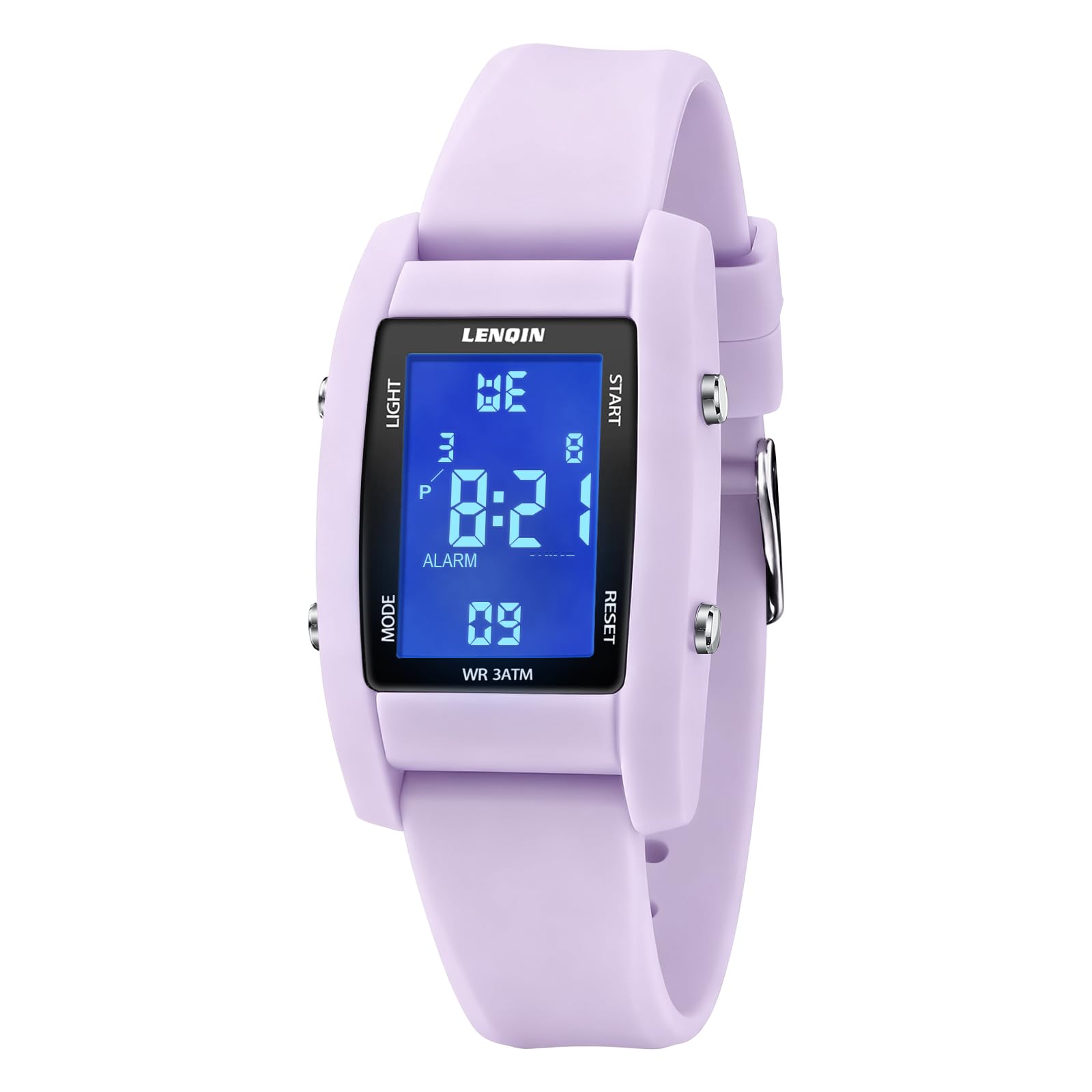 LN LENQIN Damen Uhr Digital Armbanduhr Wasserdicht Sport Leicht Alltag Uhr