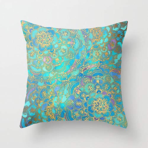 PPMP Tribal Pattern Throw Kissenbezug Marokkanisch Böhmische Mandala Kissenbezug Home Sofa Dekorative Kissenbezug A10…
