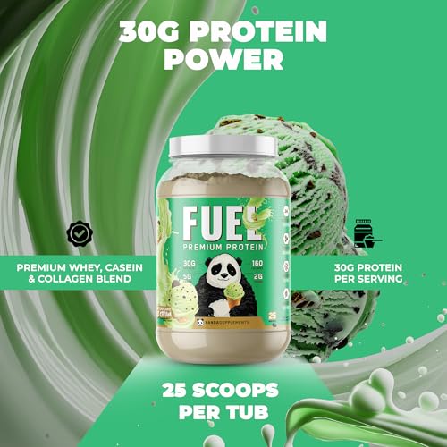 Image of Underground Bio Labs Panda Fuel Protein, 2.5 lb, Mint Chocolate Ice Cream
