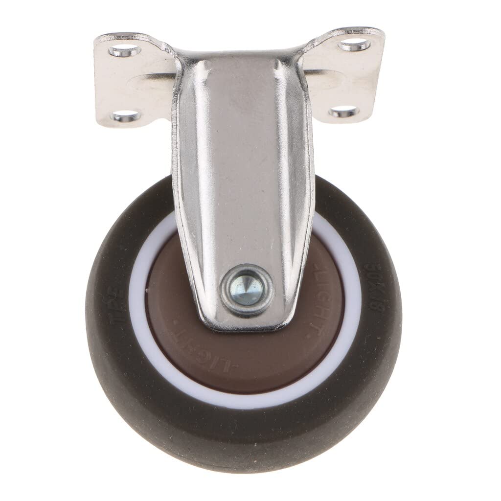 Roue Pivotante 7.5 Cm En Caoutchouc - Pour Meubles, Chariots, Tables, Bancs (lot De 1)