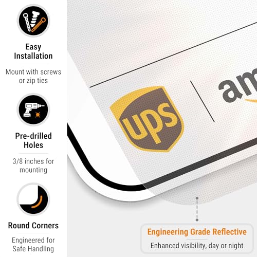 Image of Package Delivery Sign, Delivery Instructions Do Not Leave Package Here Sign, 12x18 Inches, 3M EGP Reflective .063 Aluminum, Fade Resistant, Made in USA by Sigo Signs