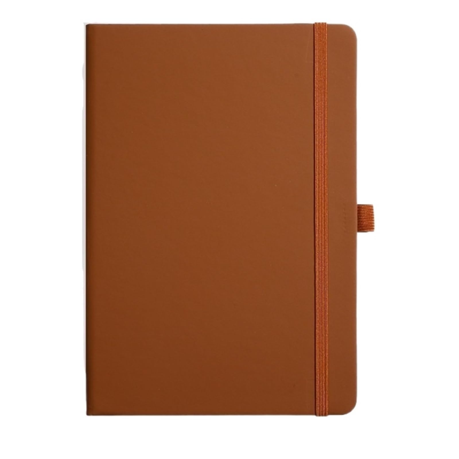 Schreibblock Notizblock Notizbuch Mit Riemen, Loses Übungsheft, Tragbares Dickes Tagebuch Geeignet für Lernen(Brown,A6)