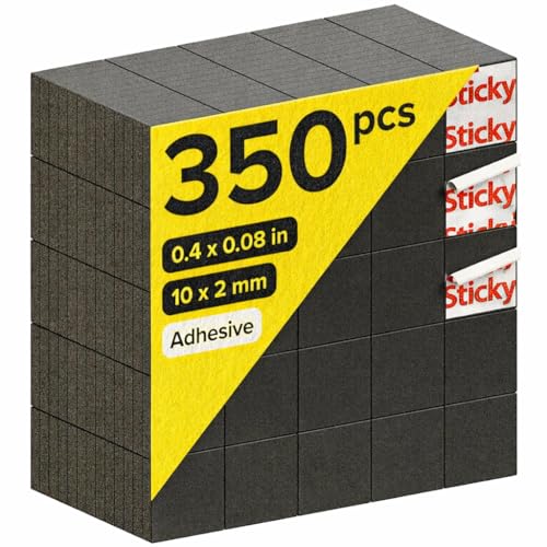 Hyper-Sticky Magnets with Adhesive Backing (350 pcs) -...