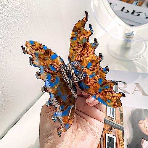 Large Hair Clip 10 cm Hair Clips, Colour Shark Clip, Large Women's Hair Clip for Thick Hair Non-Slip Hair Clip - Image 2