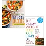 Dr Neal Barnard Collection 2 Books Set (Dr. Neal Barnard's Program For Reversing Diabetes, 21 Day Weight Loss Kickstart)