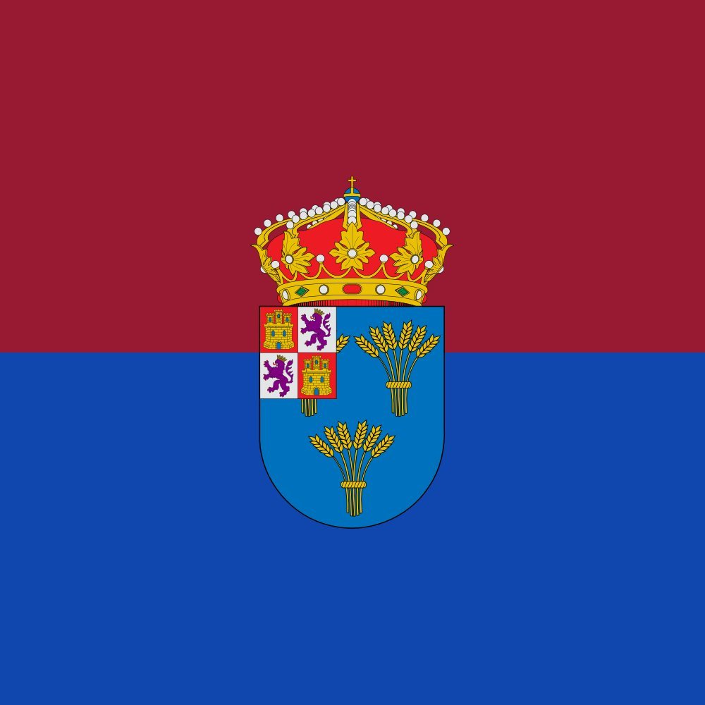 Drapeau Lantadilla Palencia indéchirable pour mât soumis aux vents forts