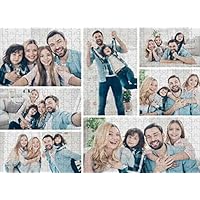 Puzzle personalizzati da 1000/500/300/200/70/35 pezzi, puzzle in legno personalizzato con la tua foto, regalo unico per famiglia, amici, animali