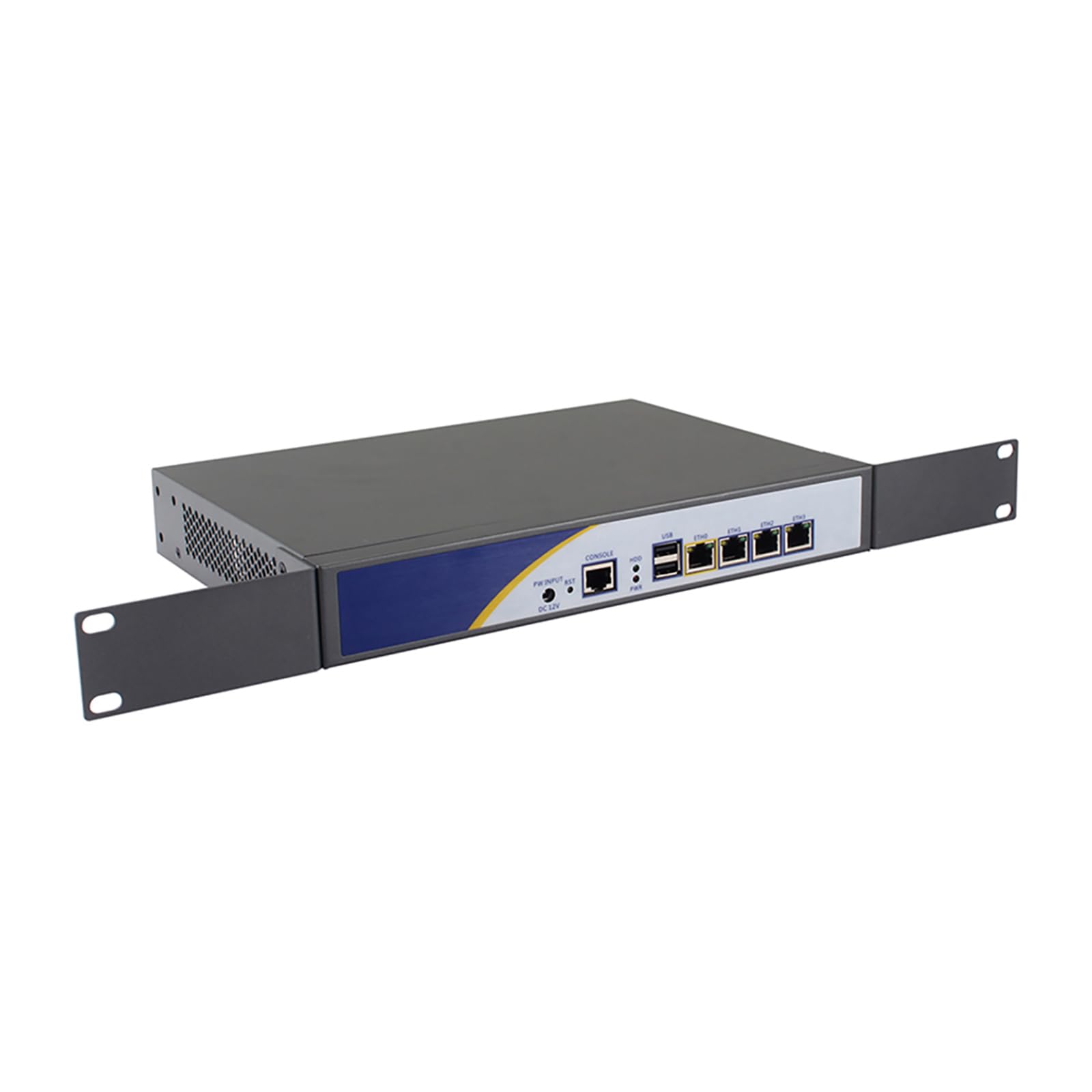 Firewall Hardware, PFSense, OPNsense, Mikrotik, VPN, Network Security Appliance, Router PC, N2600 D2700, RS31, 4 x Gigabit LAN, 2 x USB, COM, VGA, Fan, 2G RAM, 64G SSD