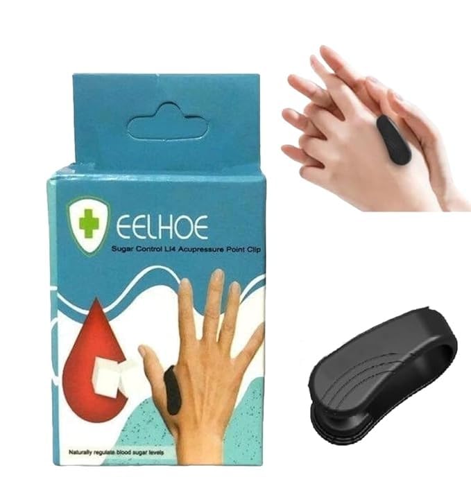 AVNISH Sugar Control LI4 Acupressure Point Clip for Headache, Migraine, Tension Relief, Stress Alleviation, Diabetes Management, Wearable Supporting Acupressure Relaxation Pressure Point Clip (B0D9HHV9QM) Amazon Price History, Amazon Price Tracker