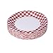 Picnic Themed 9" Disposable Round Paper Plates –Picnic Party Supplies Gingham Paper plates Ideal for Parties, Family Dinner and Picnic Parties (50 Pack)