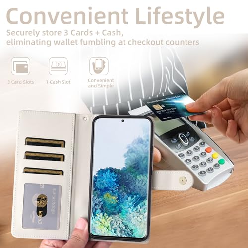 Étui en cuir de luxe pour Samsung S20 Plus avec verre de protection