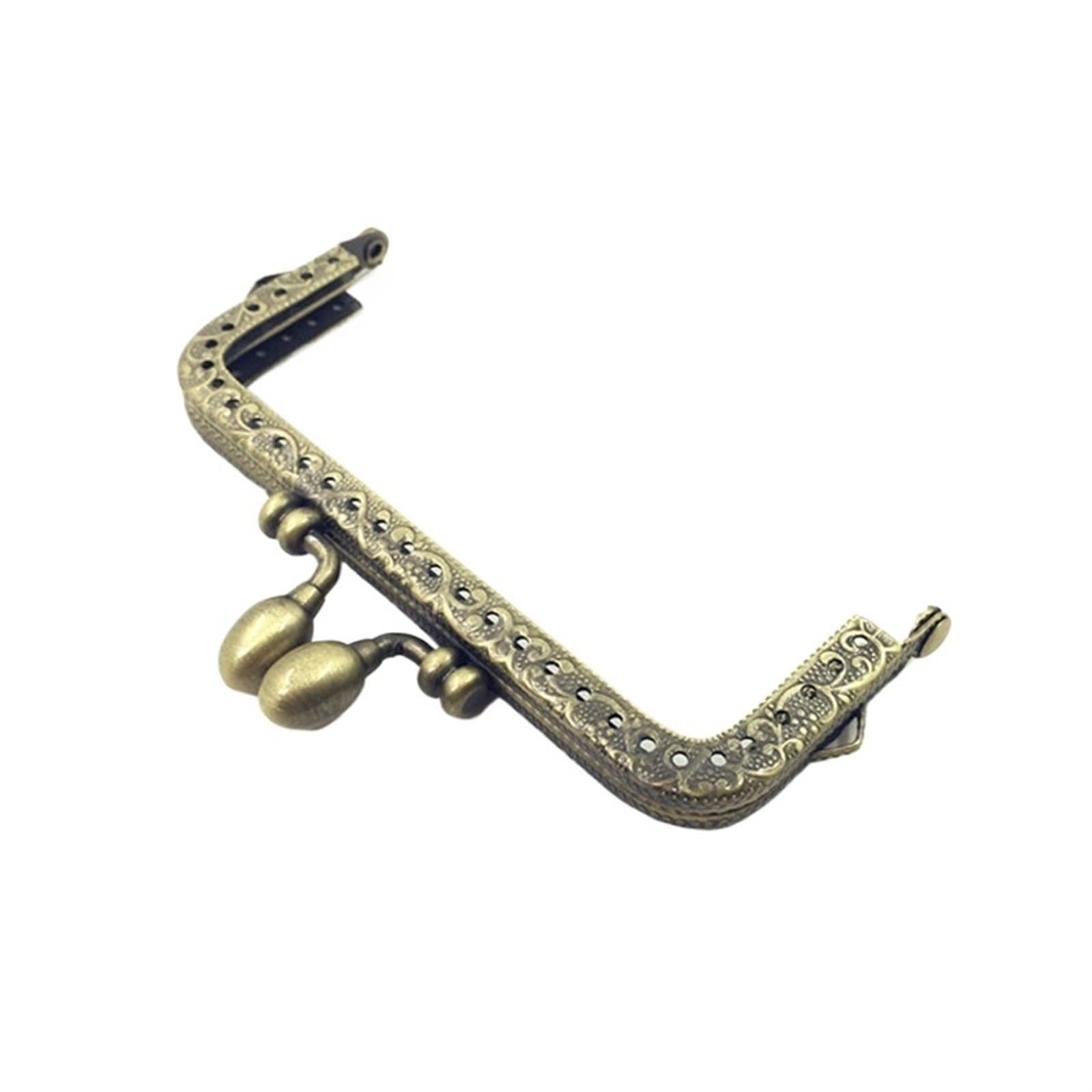 Metal Purse Frames, Metal Purse Frames 2pcs Copper 8.5-25cm Kiss Clasp Lock(10.5cm,10.5cm)