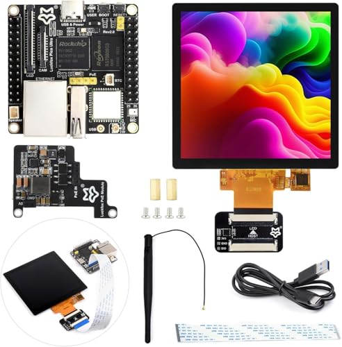 TUOPUONE Pico Ultra RV1106 Linux }CNJ{[hAARM Cortex-A7/RISC-V MCU/NPU/ISP vZbTACX񓋍 PoE W[A480x480 4 C` IPS ^b` fBXv