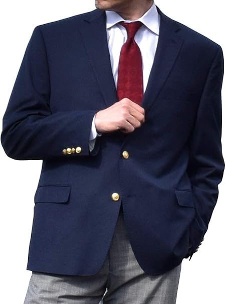 Amazon ラルフローレン Lauren By Ralph Lauren メンズ 2ボタン ブレザー ジャケット 紺 ネイビー ビジネス カジュアル クールマックス素材 50r 並行輸入品 コート ジャケット 通販