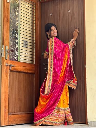 Image of Women's Banarasi Silk With Jacquard Print Saree With Blouse