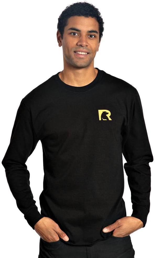 RTIC Men's Long Sleeve T-Shirt, 100% Cotton, Perfect for The Outdoors, Hiking, Fishing, Camping, Mountain Biking, Hunting