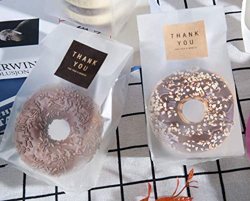 60 Stück Kekstüte durchscheinendes Cellophan