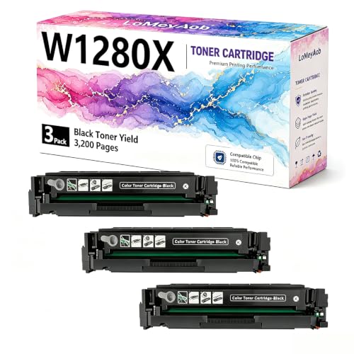 Image of W2180A Toner Cartridge, Black High Yield Replacement for HP LaserJet 3201dw MFP 3301fdw 3301sdw 3301cdw Printer, High-speed Printings, Accurate Imaging, High returns, 3200Pages,3Pack