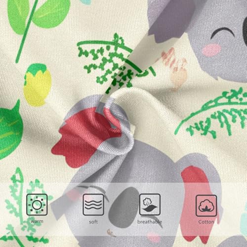 Artistic Girls Underwear Toddler 2t Cotton Girl Panties Cute Cute Cartoon Koala Beige Briefs Underpants3