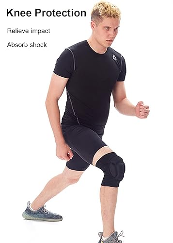 Miniatura 2 de Rodilleras para mujeres y hombres, rodilleras de baloncesto, voleibol para mujeres y hombres, rodilleras de lucha libre, equipo de lucha,