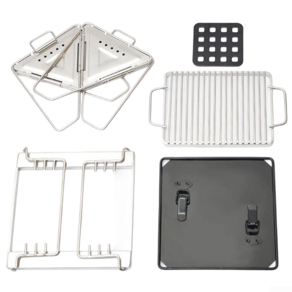 Griglia BBQ Portatile Acciaio Pieghevole Griglia BBQ Portatile