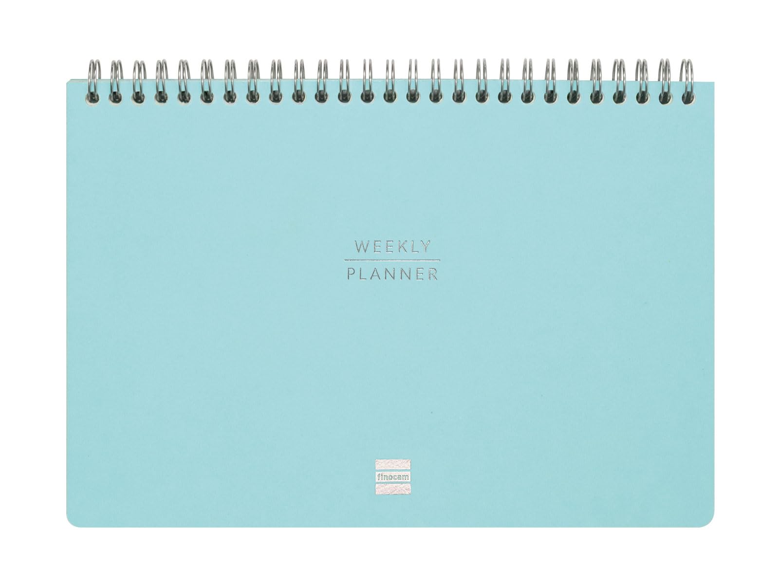 Finocam Haiku Undated Weekly Planner | Weekly View Vertical Layout | Blue · International - Planner