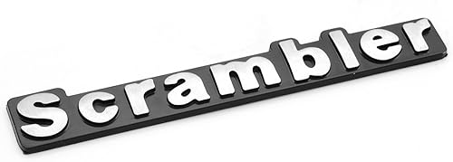 Omix-ADA  DMC-5763509  Emblema, Scrambler  Compatible con Jeep CJ8 Scrambler 1981-1986