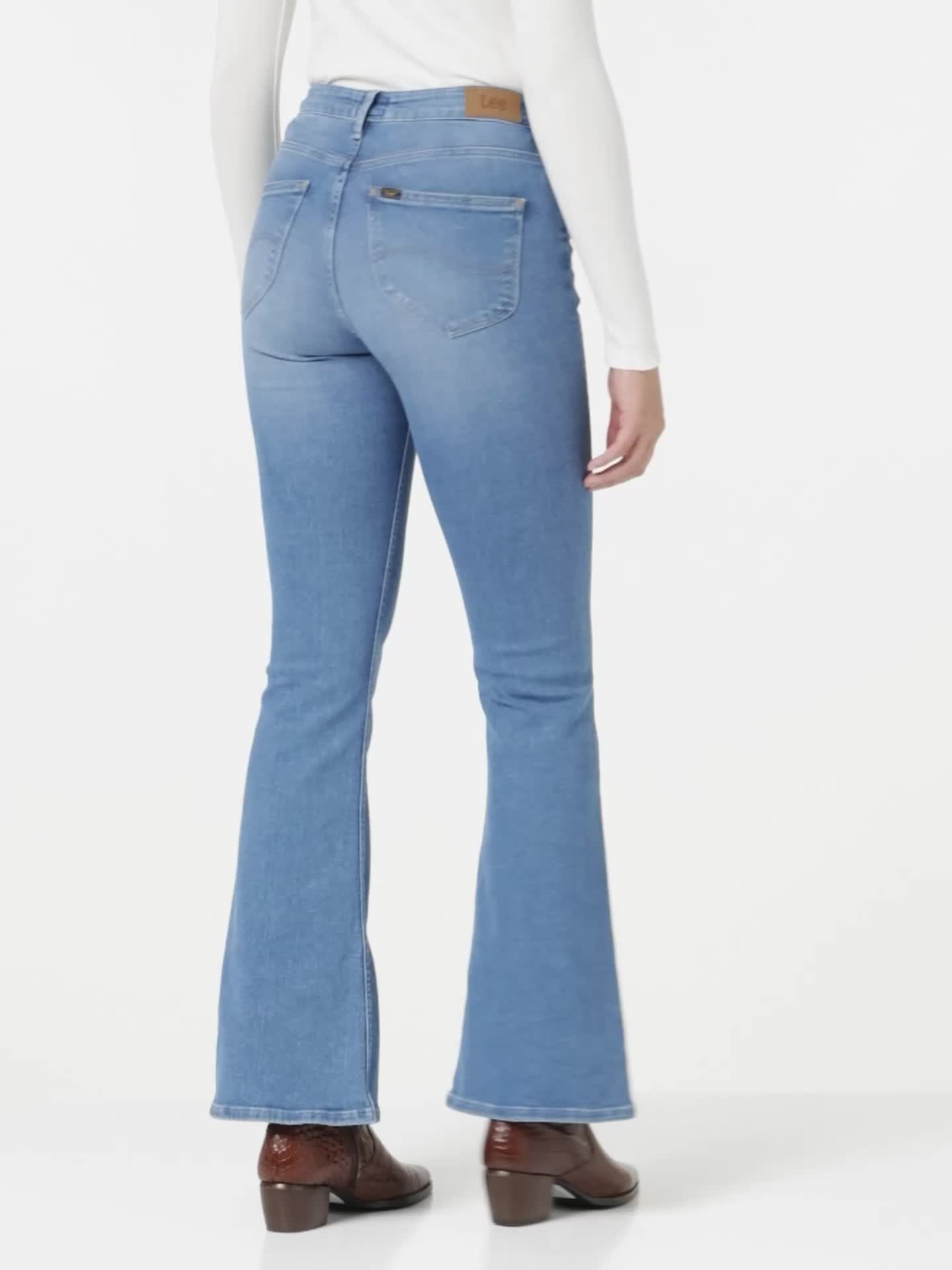 Lee Damen Breese Pants – Gerade Passform, Boyfriend-Style, Mit Größeren Gesäßtaschen
